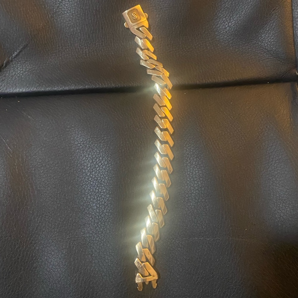 13mm Monaco Miami Cuban Edge Royal Link Bracelet Real 10K Yellow Gold